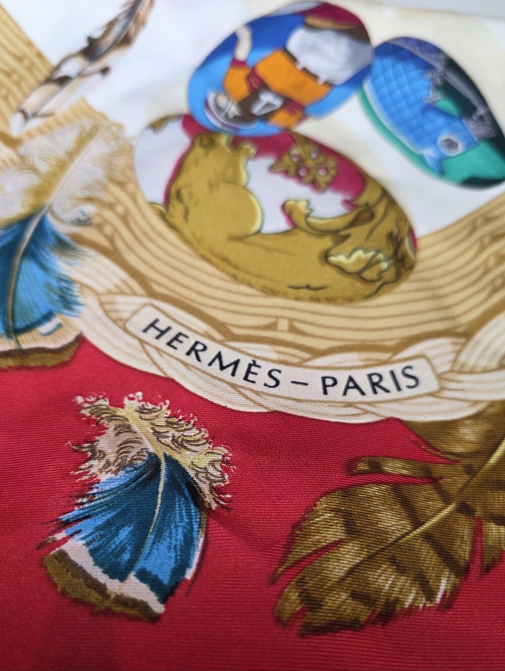 HERMES Silk Scarf Multicolor